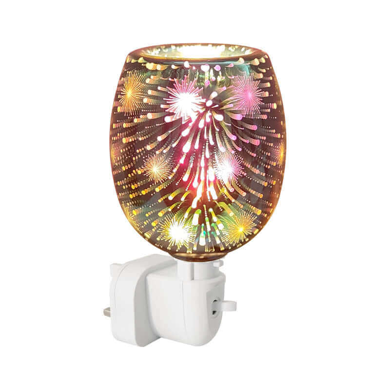 3D Glass Aromatherapy Wax Melter Small Night Light
