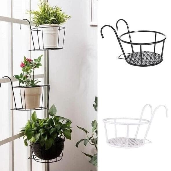 VerdaLift Plant Hanging Shelf — Finally rock-solid support for your balcony dreams