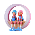 Cartoon Big O Wall Lamp with Coupling Acrylic Wall Lamp for Nursery Restaurant