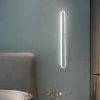 Extended Bar Bedroom Flush Wall Lamp Acrylic 16"/23.5"/31.5" W LED Nordic Wall Lamp in Warm/White Light, Black/White