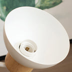 Nordic Style Wall Lamp Dome 1 Light Metal & Wood with Bird for Kids Room