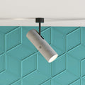 Pipe Clothing Store Wall Light Cement Minimalist LED Wall Lamp in Gray with Swivel Joint