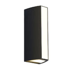 Black triangle prism wall lamp modern metal small/medium/large LED ceiling mount wall pivoting in warm/white light