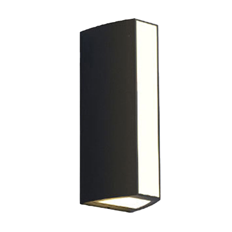 Black triangle prism wall lamp modern metal small/medium/large LED ceiling mount wall pivoting in warm/white light