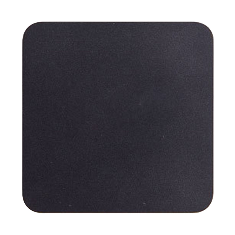 Round/Rectangular Flush Mount Wall Lamp Minimalist Aluminum Corridor LED Wall Lamp in Black