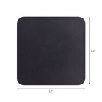 Round/Rectangular Flush Mount Wall Lamp Minimalist Aluminum Corridor LED Wall Lamp in Black