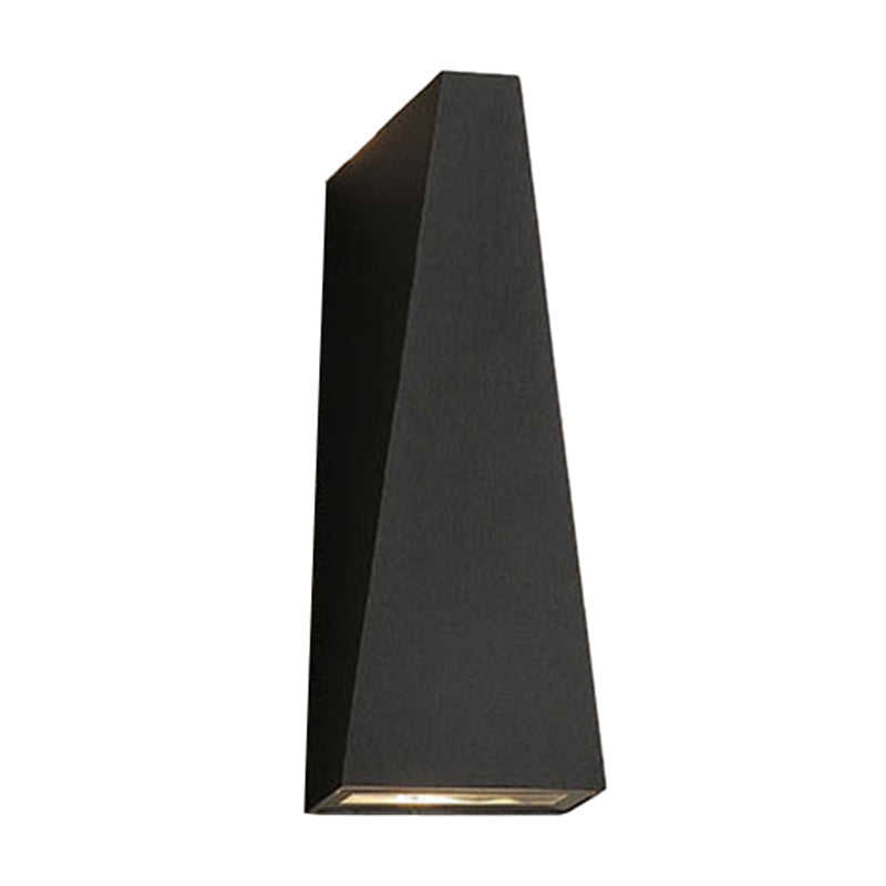 Cube/Triangle/Cylinder Wall Lamps Light Nordic Metal Black Up and Down LED Wall Lamp for Outdoor Use