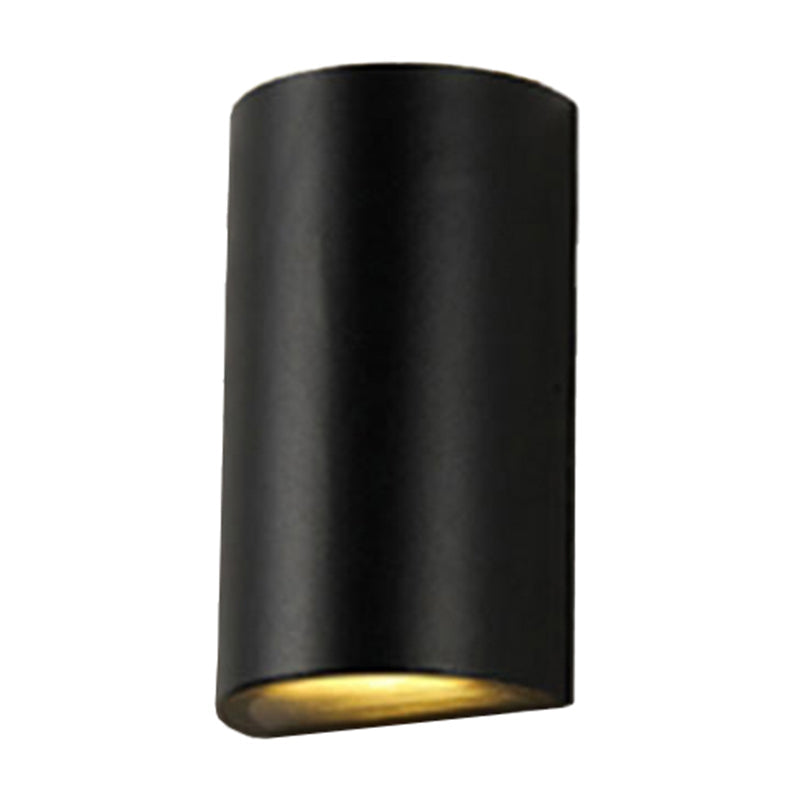 Cube/Triangle/Cylinder Wall Lamps Light Nordic Metal Black Up and Down LED Wall Lamp for Outdoor Use