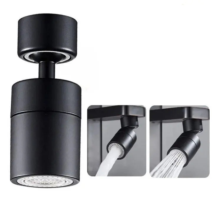360° Faucet Attachment – Splash-Free with 2 Spray Modes