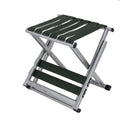 Contemporary Nordic Square Nylon Metal Foldable Camping Chair Fishing Chair Backrest For Outdoor Patio
