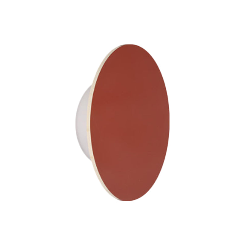 Nordic Style Macaron Colorful Wall Lamp Round Metal Wall Light for Stair Foyer