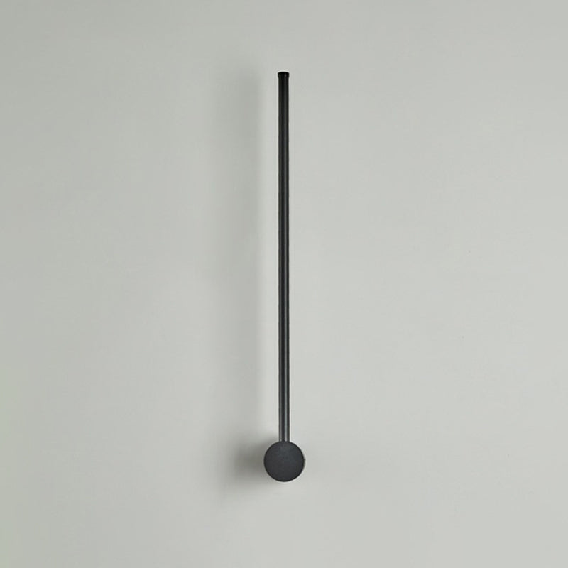 Slim tube-shaped wall lamp modern metal living room LED wall lamp