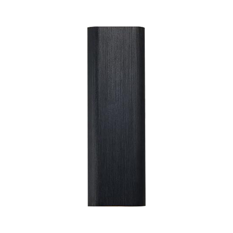 Modern Cube-shaped Wall Lamp Metal Living Room LED Up and Down Wall Lamp in Bronze/yellow/brown