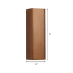 Modern Cube-shaped Wall Lamp Metal Living Room LED Up and Down Wall Lamp in Bronze/yellow/brown