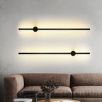 Rotatable Stick Wall Lamp Lighting Minimalist Metal Nightstand LED Wall Mount Lamp