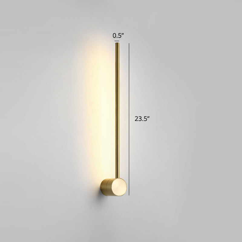 Rotatable Stick Wall Lamp Lighting Minimalist Metal Nightstand LED Wall Mount Lamp