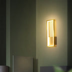 Minimalism Rectangle Wall Sconce Lighting Metal Entry LED Wall Mounted Light Fixture