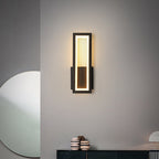 Minimalism Rectangle Wall Sconce Lighting Metal Entry LED Wall Mounted Light Fixture
