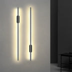 Black Rod LED Wall Lamp Light Simple Style Metal Wall Lamp Light for Living Room