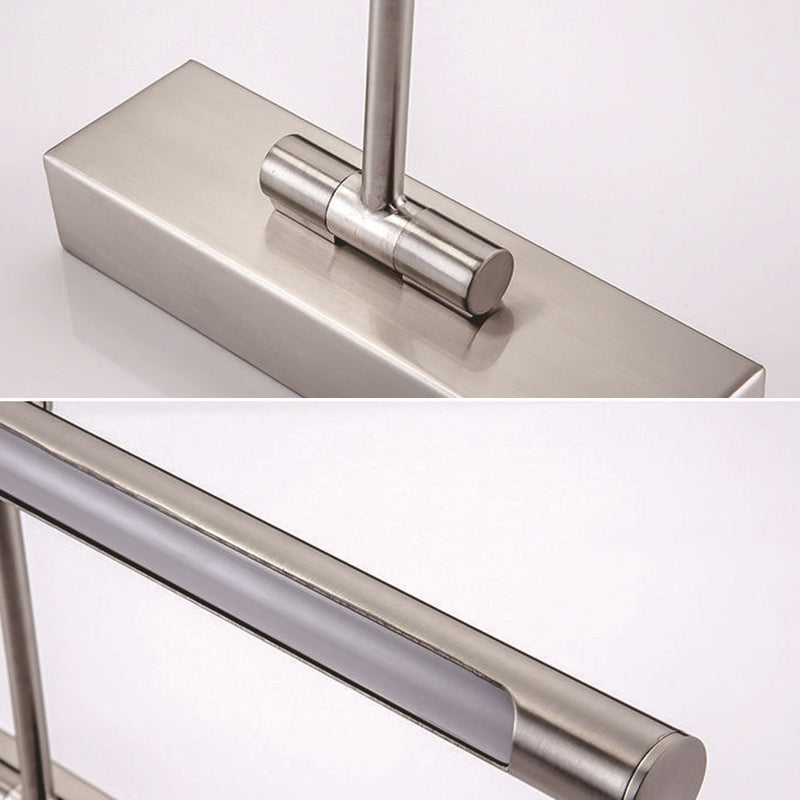 Tube LED Photo Lamp Minimalist Metal Bathroom Vanity Wall Lamp with Rotatable Arm