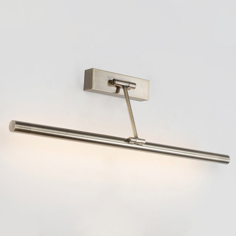 Tube LED Photo Lamp Minimalist Metal Bathroom Vanity Wall Lamp with Rotatable Arm
