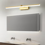 Golden Pen-shaped Bath Lighting Simplicity Metal LED Sink Lighting for Bathroom