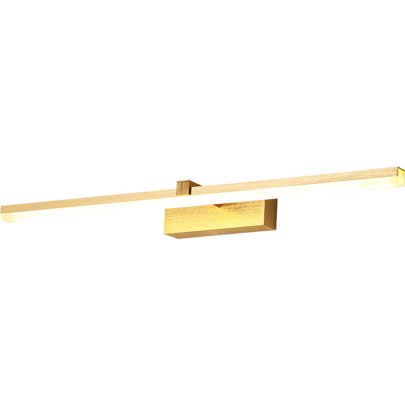 Golden Pen-shaped Bath Lighting Simplicity Metal LED Sink Lighting for Bathroom