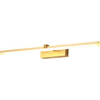 Golden Pen-shaped Bath Lighting Simplicity Metal LED Sink Lighting for Bathroom