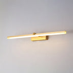 Golden Pen-shaped Bath Lighting Simplicity Metal LED Sink Lighting for Bathroom