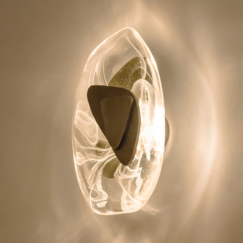 Modern nordic wall lamp 1 light glass wall mount lighting luxurious wall lamp for bedroom