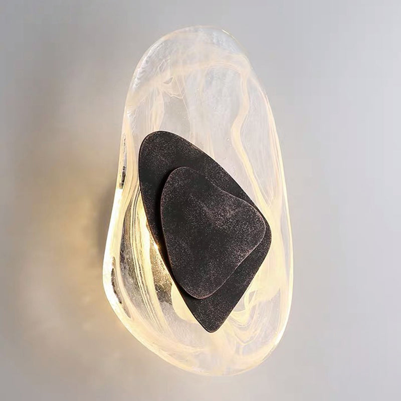 Modern nordic wall lamp 1 light glass wall mount lighting luxurious wall lamp for bedroom