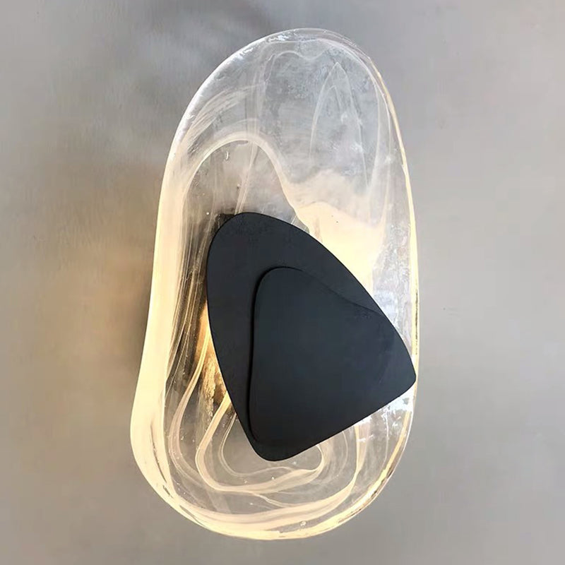 Modern nordic wall lamp 1 light glass wall mount lighting luxurious wall lamp for bedroom