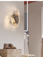 Modern nordic wall lamp 1 light glass wall mount lighting luxurious wall lamp for bedroom