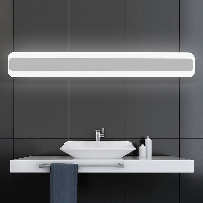 Rectangular acrylic LED wall lamp Nordic waterproof makeup wall lamp for the bathroom