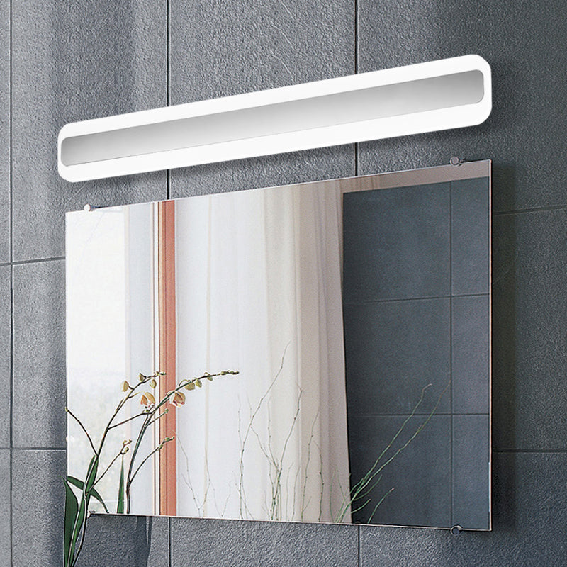 Rectangular acrylic LED wall lamp Nordic waterproof makeup wall lamp for the bathroom