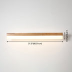 Modern bathroom sink light wood LED sink lighting in acrylic screen