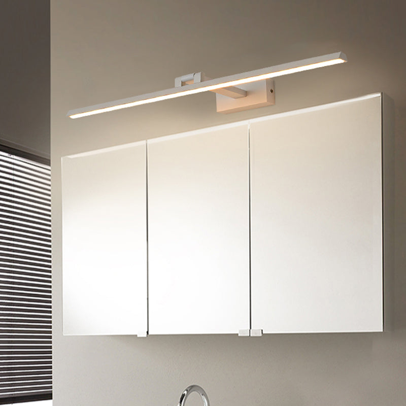 Linear LED Mirror Lamps Modern minimalist style Metal Single Mirror Lamp