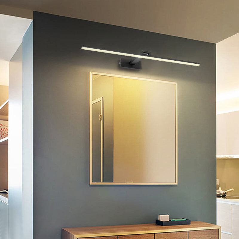 Linear LED Mirror Lamps Modern minimalist style Metal Single Mirror Lamp