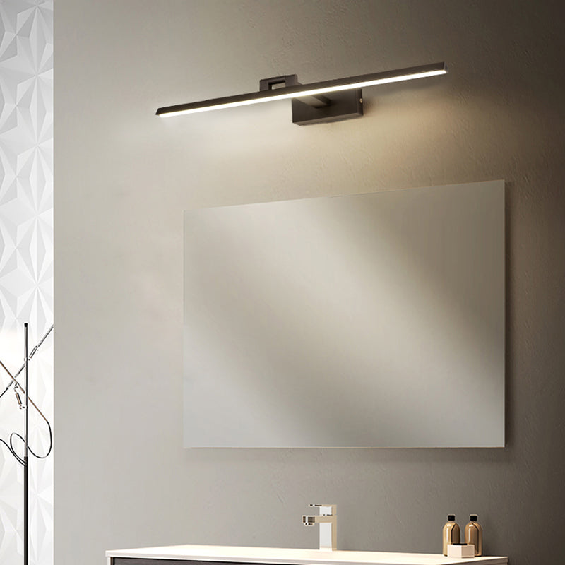 Linear LED Mirror Lamps Modern minimalist style Metal Single Mirror Lamp