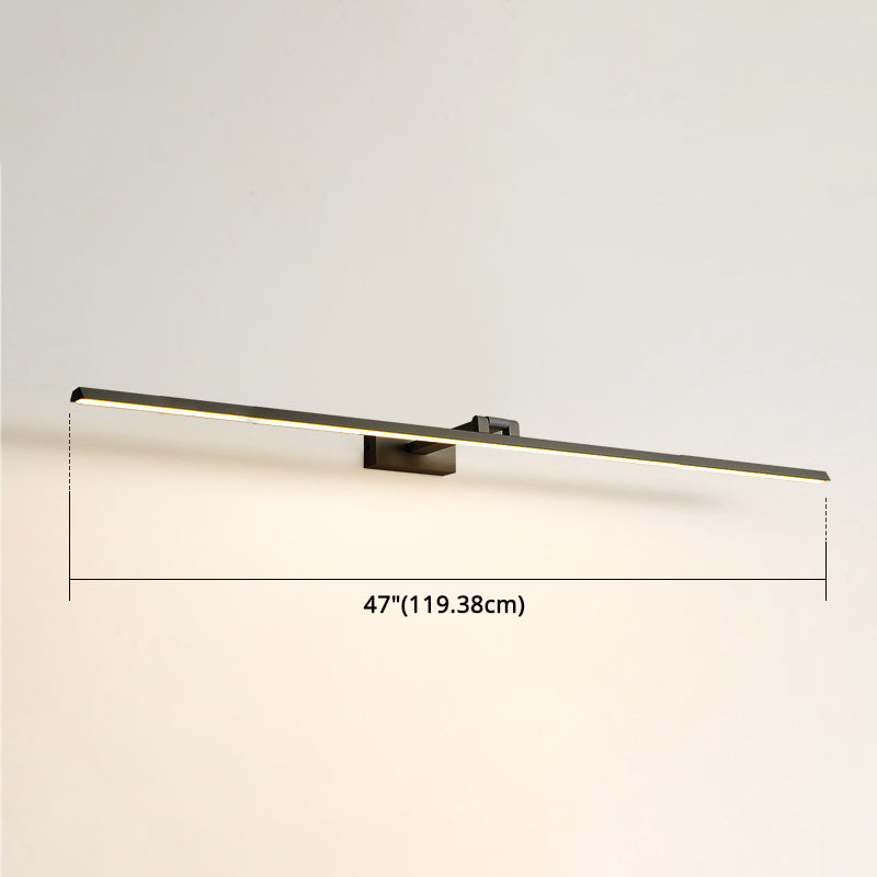 Linear LED Mirror Lamps Modern minimalist style Metal Single Mirror Lamp