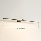 Linear LED Mirror Lamps Modern minimalist style Metal Single Mirror Lamp