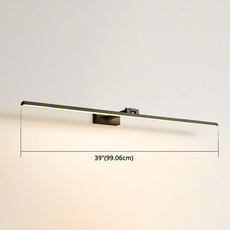 Linear LED Mirror Lamps Modern minimalist style Metal Single Mirror Lamp