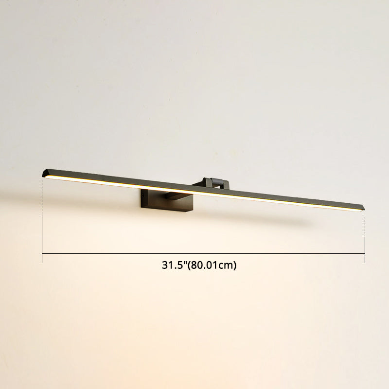Linear LED Mirror Lamps Modern minimalist style Metal Single Mirror Lamp