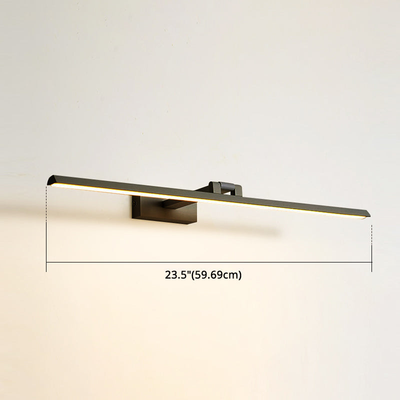 Linear LED Mirror Lamps Modern minimalist style Metal Single Mirror Lamp