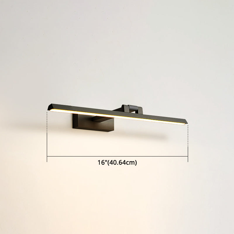 Linear LED Mirror Lamps Modern minimalist style Metal Single Mirror Lamp