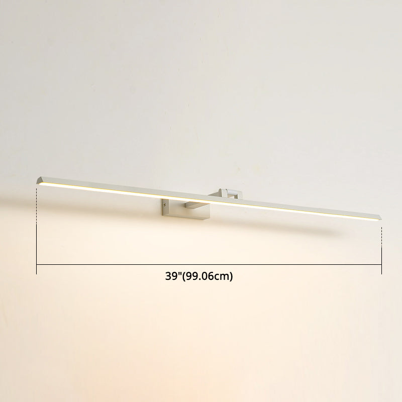 Linear LED Mirror Lamps Modern minimalist style Metal Single Mirror Lamp