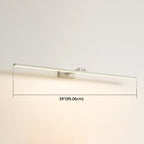 Linear LED Mirror Lamps Modern minimalist style Metal Single Mirror Lamp