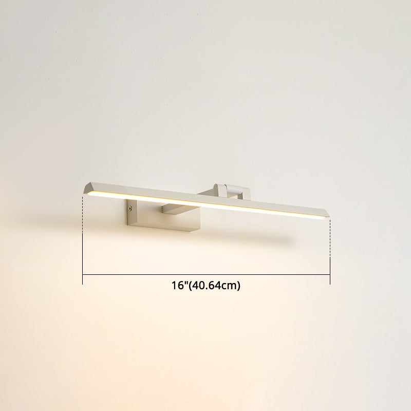 Linear LED Mirror Lamps Modern minimalist style Metal Single Mirror Lamp