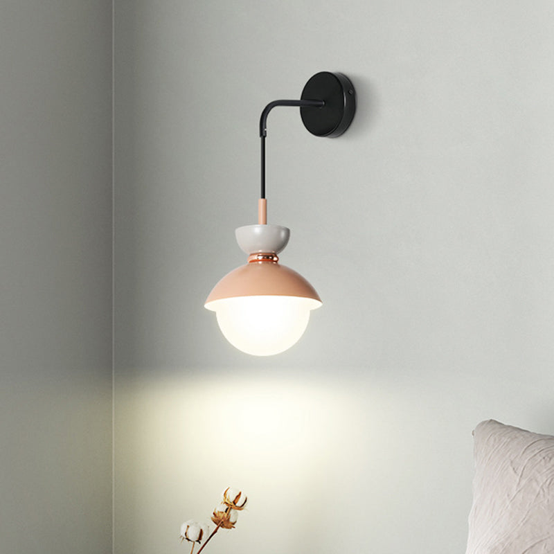 Macaroon Mini Wall Lamp Nordic Colorful Indoor Lighting Wall Lighting for Bedroom Hallway