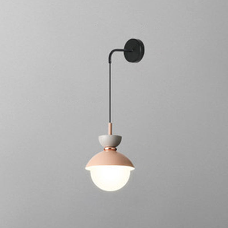 Macaroon Mini Wall Lamp Nordic Colorful Indoor Lighting Wall Lighting for Bedroom Hallway